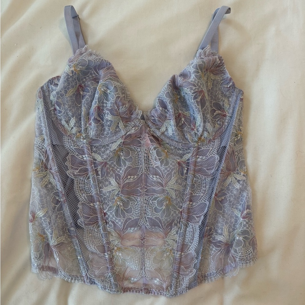 Beautiful lavender Victoria’s Secret corset top